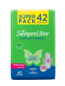 TOALLAS HIGIENICAS CON ALAS X 42 STAYFREE