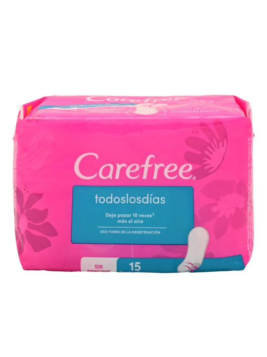 PROTECTOR DIARIO BRISA X 15 SIN OLOR CAREFREE
