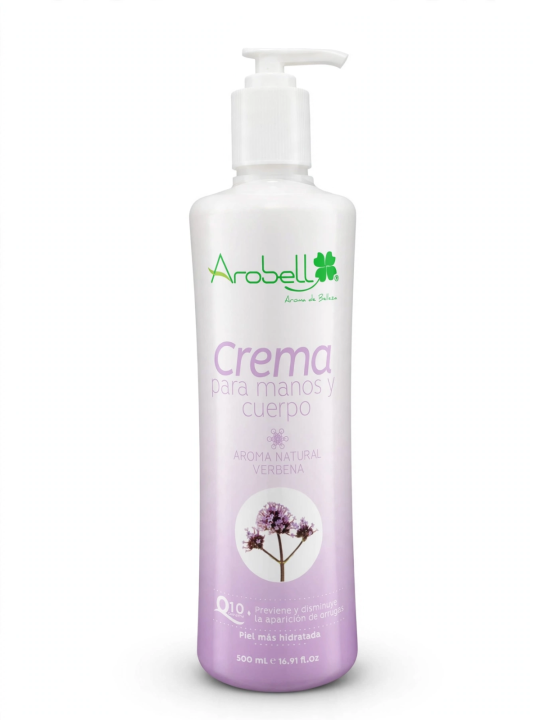 CREMA MANOS Y CUERPO VERBENA X 500 AROBELL