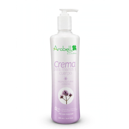 CREMA MANOS Y CUERPO VERBENA X 500 AROBELL