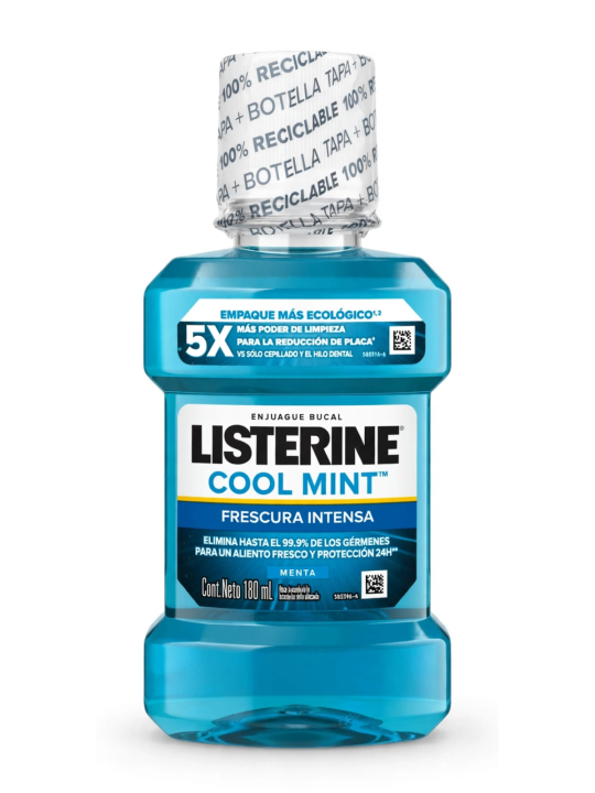 LISTERINE COOL MINT X 180 ML
