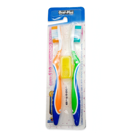 CEPILLO DENTAL 510 X 2 CUIDADO TOTAL ORAL PLUS