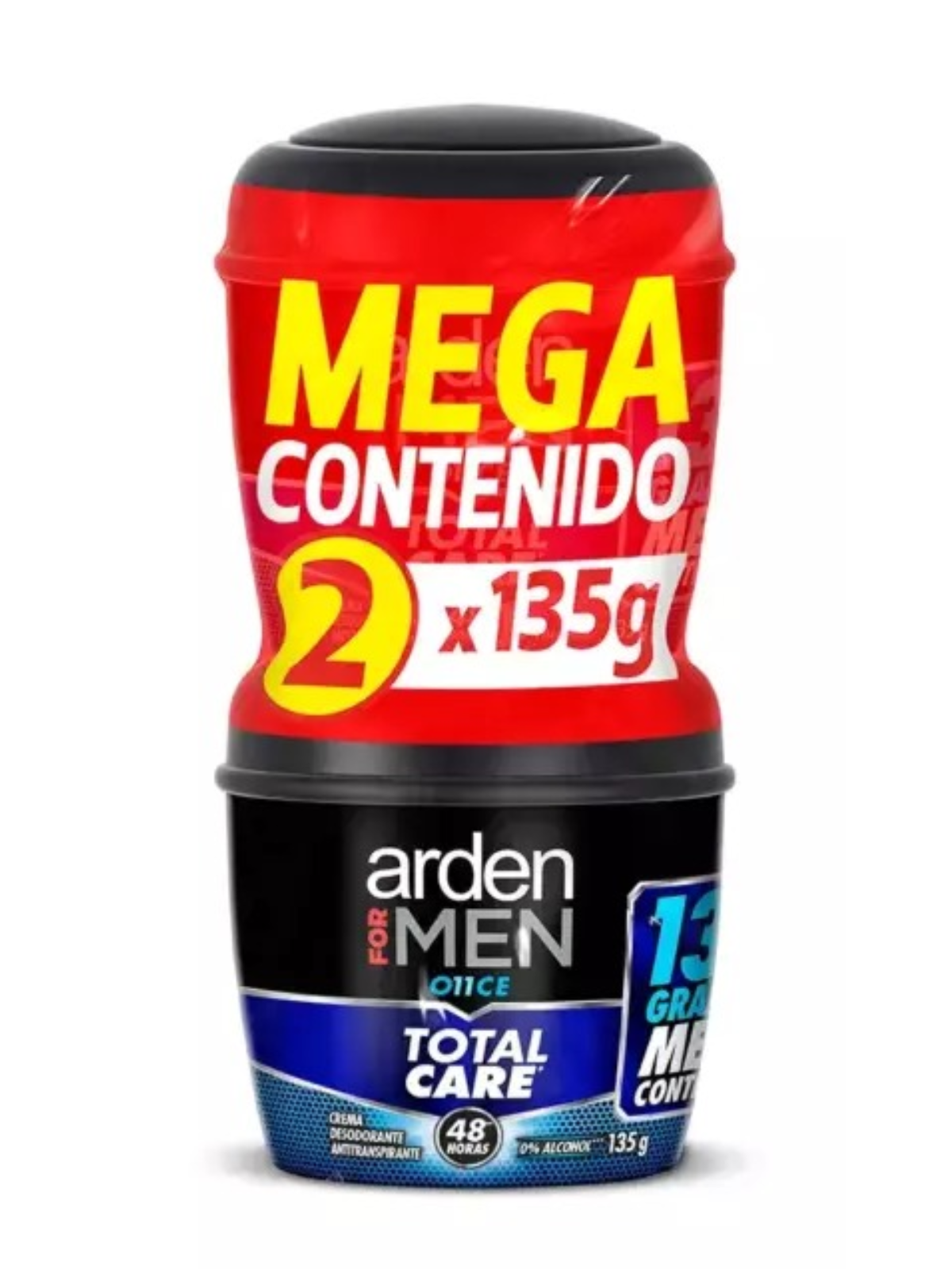 DESODORANTE CREMA ONCE X 135 2 UND P.E TOTAL CARE ARDEN FOR MEN