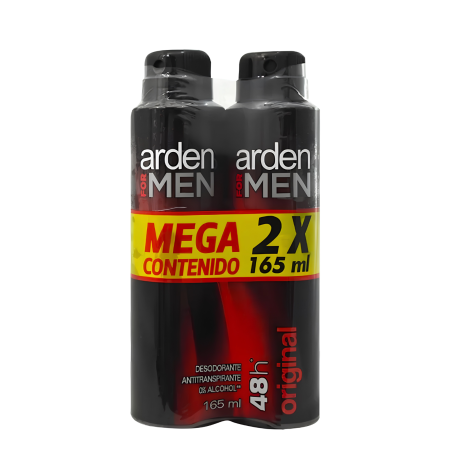 DESODORANTE AEROSOL ORIGINAL X 165 2 UND P.E ARDEN FOR MEN
