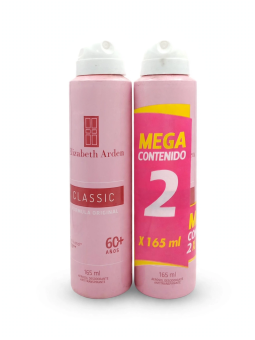DESODORANTE AEROSOL CLASSIC X 165 2 UND P.E ELIZABETH ARDEN