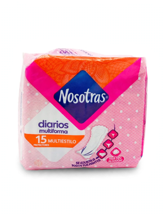 PROTECTOR DIARIO MULTIESTILO X 15 NOSOTRAS