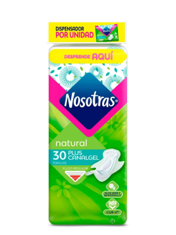 TOALLAS PLUS CANAL GEL X 30 NOSOTRAS