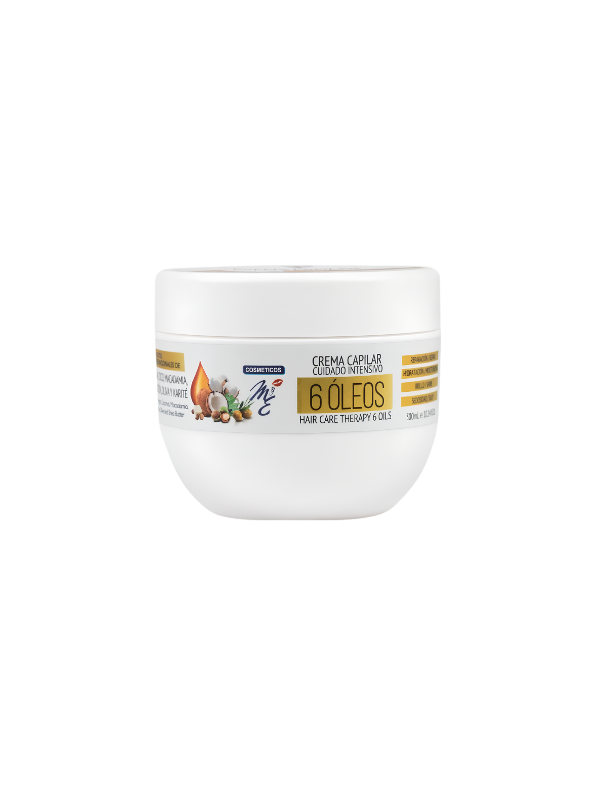 TTO CAPILAR 6 OLEOS CUIDADO INTENSIVO RETIRAR X 300 ML MYE