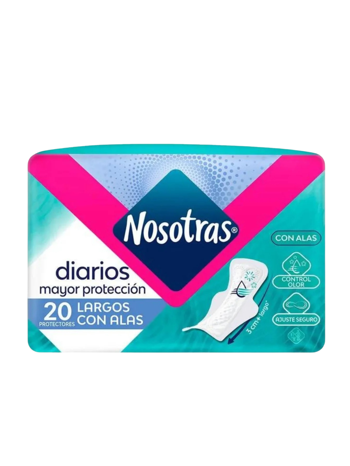PROTECTOR DIARIO LARGOS ALAS X 20 NOSOTRAS