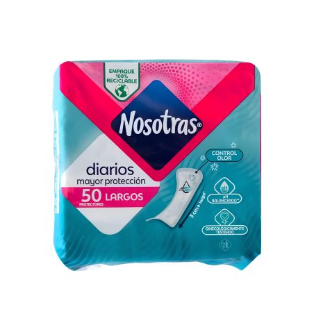 PROTECTOR DIARIO LARGOS X 50 NOSOTRAS