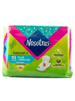 TOALLA HIGIENICA PLUS CANAL GEL X 10 NOSOTRAS