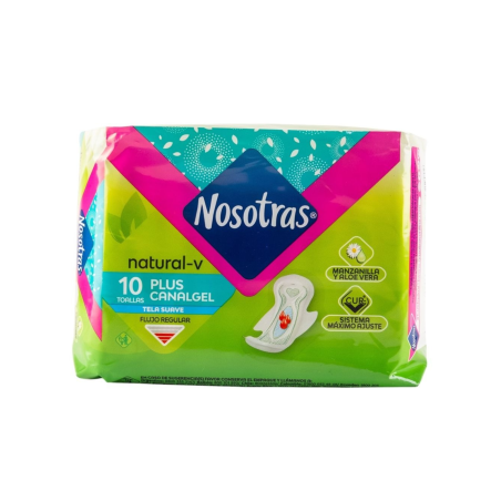 TOALLA HIGIENICA PLUS CANAL GEL X 10 NOSOTRAS