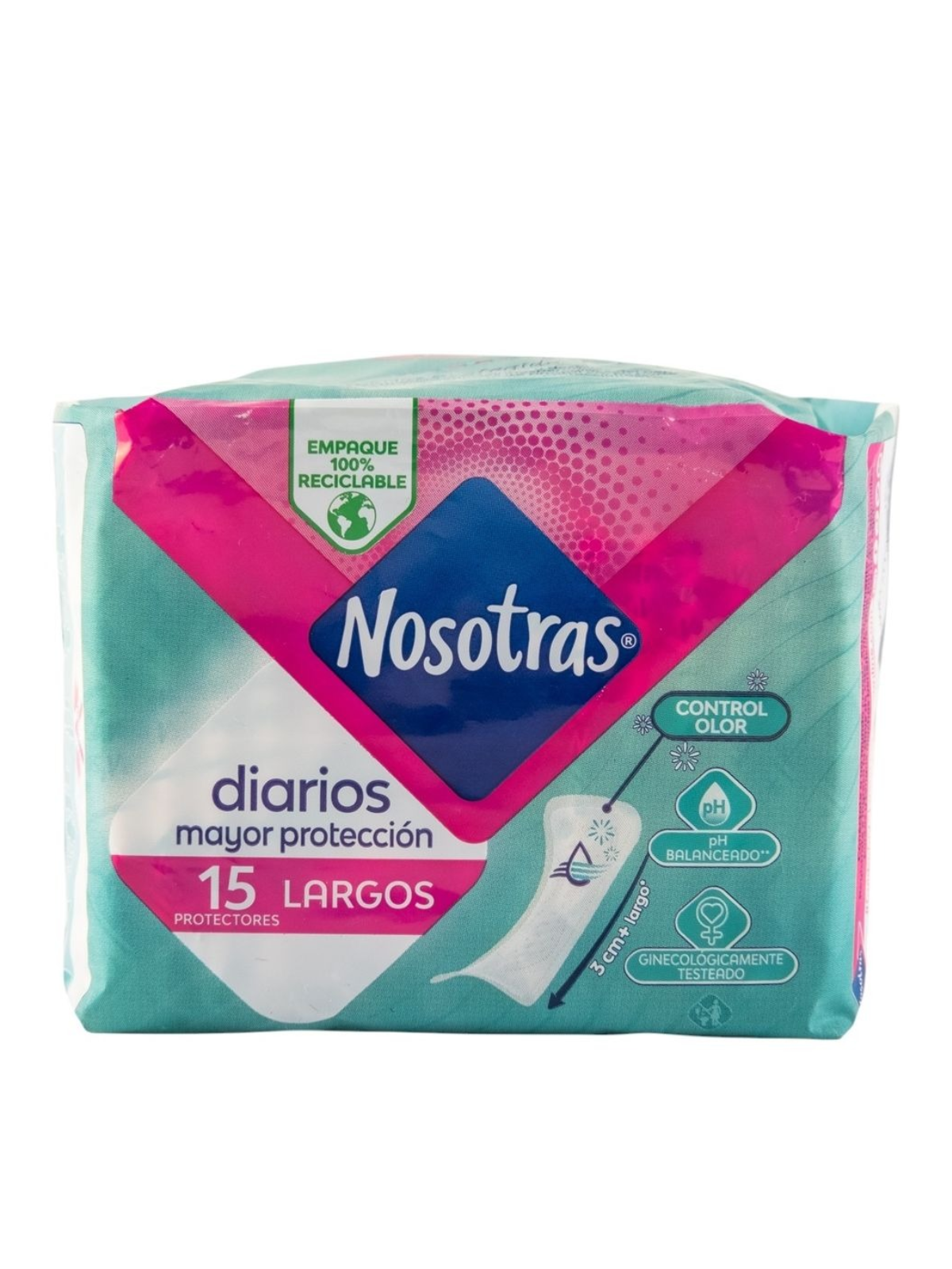 PROTECTOR DIARIO LARGOS X 15 NOSOTRAS
