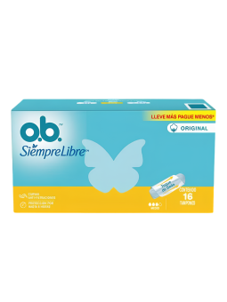 TAMPONES O.B MEDIO X 16 UND