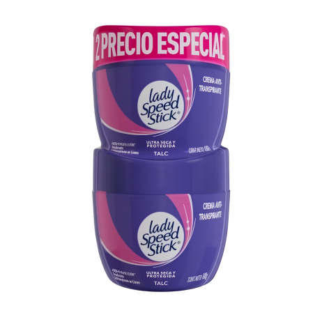DESODORANTE TALC CREMA 2UND X 100G LADY SPEED STICK