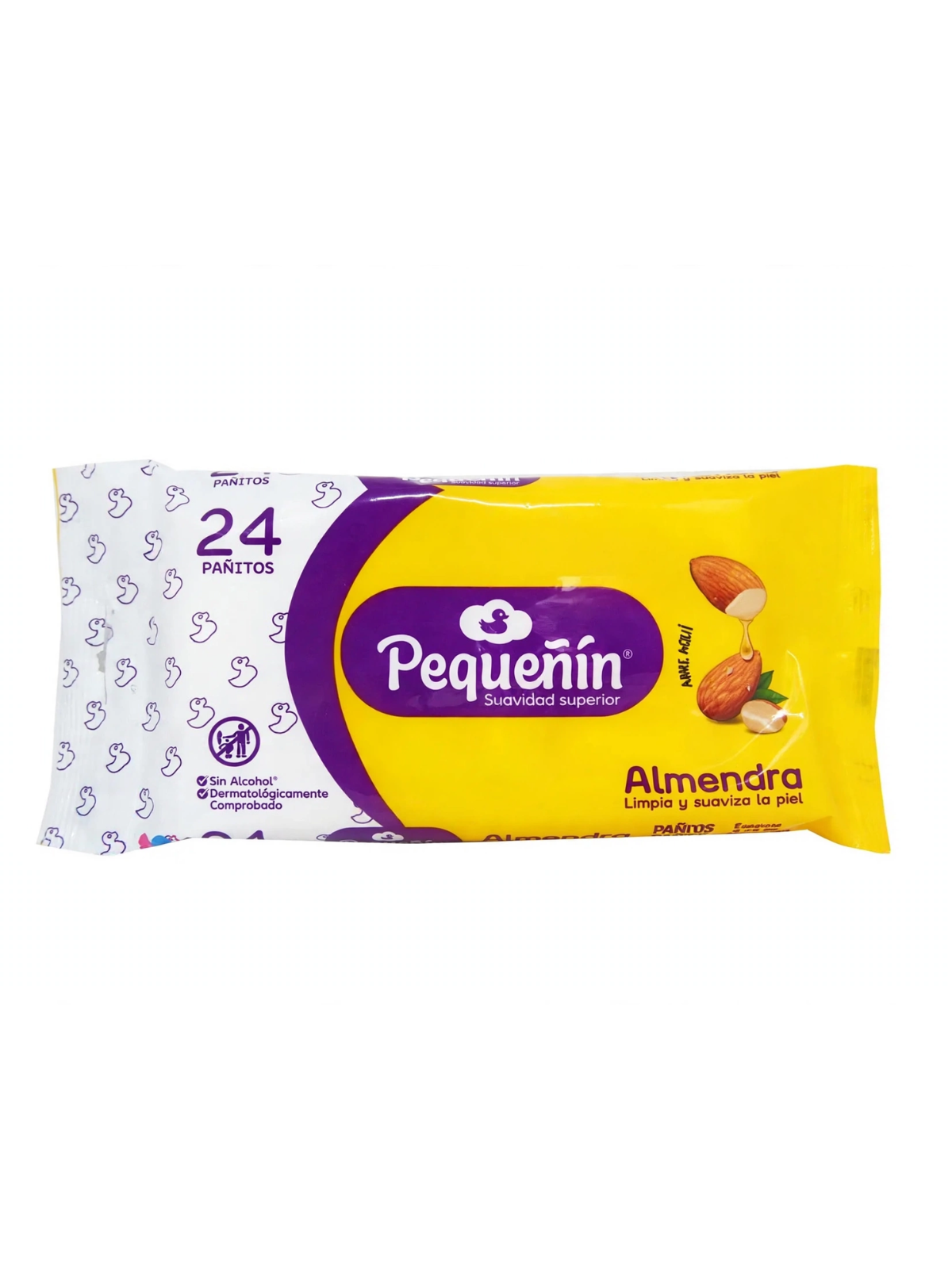 PAÑITOS HUMEDOS ALMENDRAS X 24 PEQUEÑIN