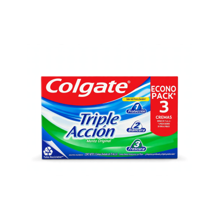 COLGATE TRIPE ACCION X 75 X 3 UND