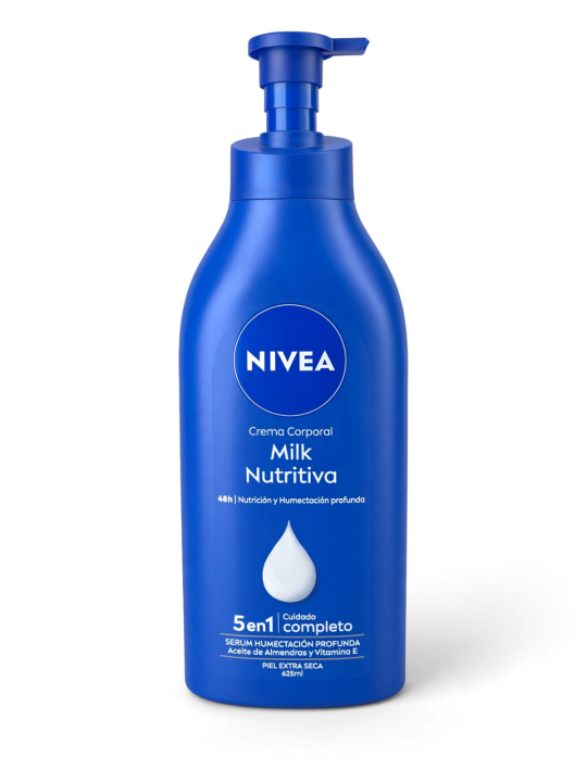 CREMA CORPORAL MILK NUTRITIVA X 625 ML NIVEA