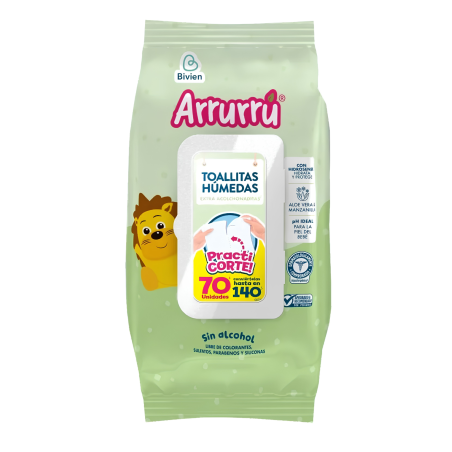 TOALLAS HUMEDAS ALOE X 70 UND P.E ARRURRU