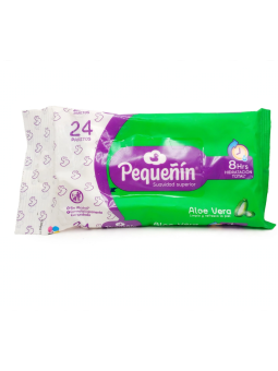 PAÑITOS HUMEDOS ALOE X 24 PEQUEÑIN