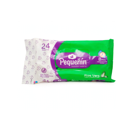 PAÑITOS HUMEDOS ALOE X 24 PEQUEÑIN