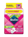 TOALLAS HIGIENICAS INVISIBLE CLASICA X 30 NOSOTRAS