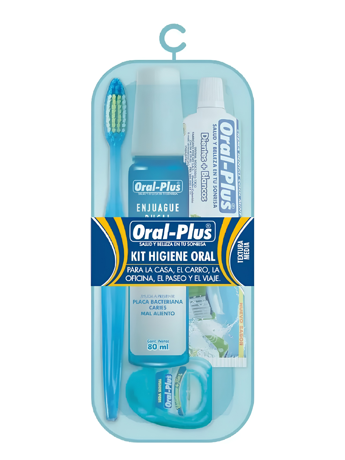 KIT HIGIENE ORAL VIAJERO ADULTO MEDIO ORAL PLUS