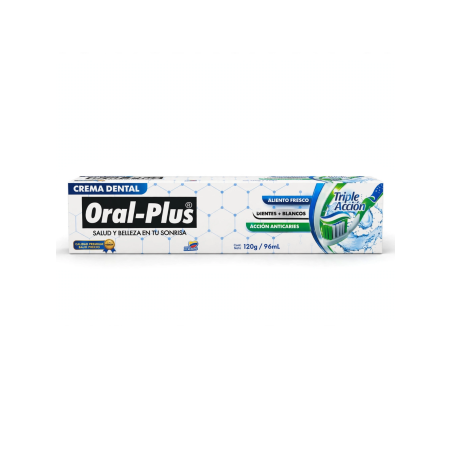 CREMA TRIPLE ACCION X 120 GR ORAL PLUS