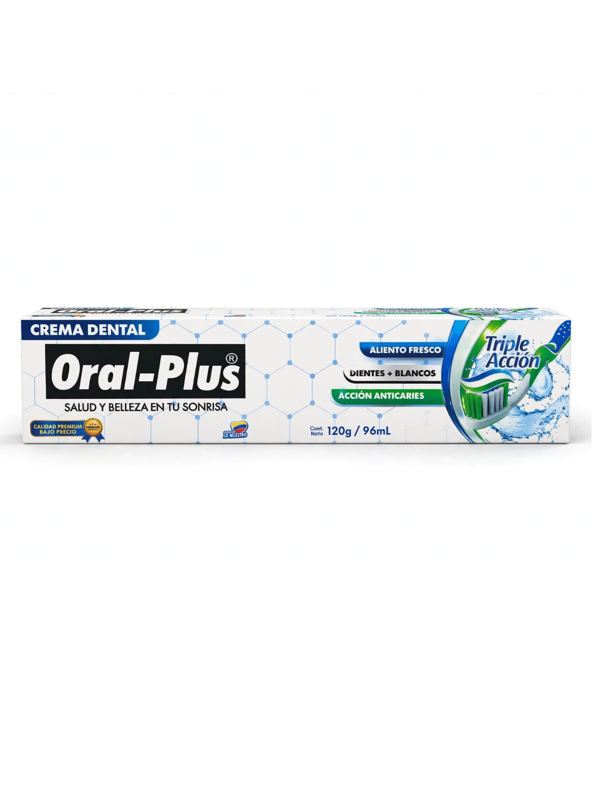 CREMA TRIPLE ACCION X 120 GR ORAL PLUS