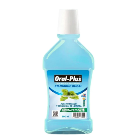 ENJUAGUE BUCAL MENTA FRESCA X 500 ORAL PLUS