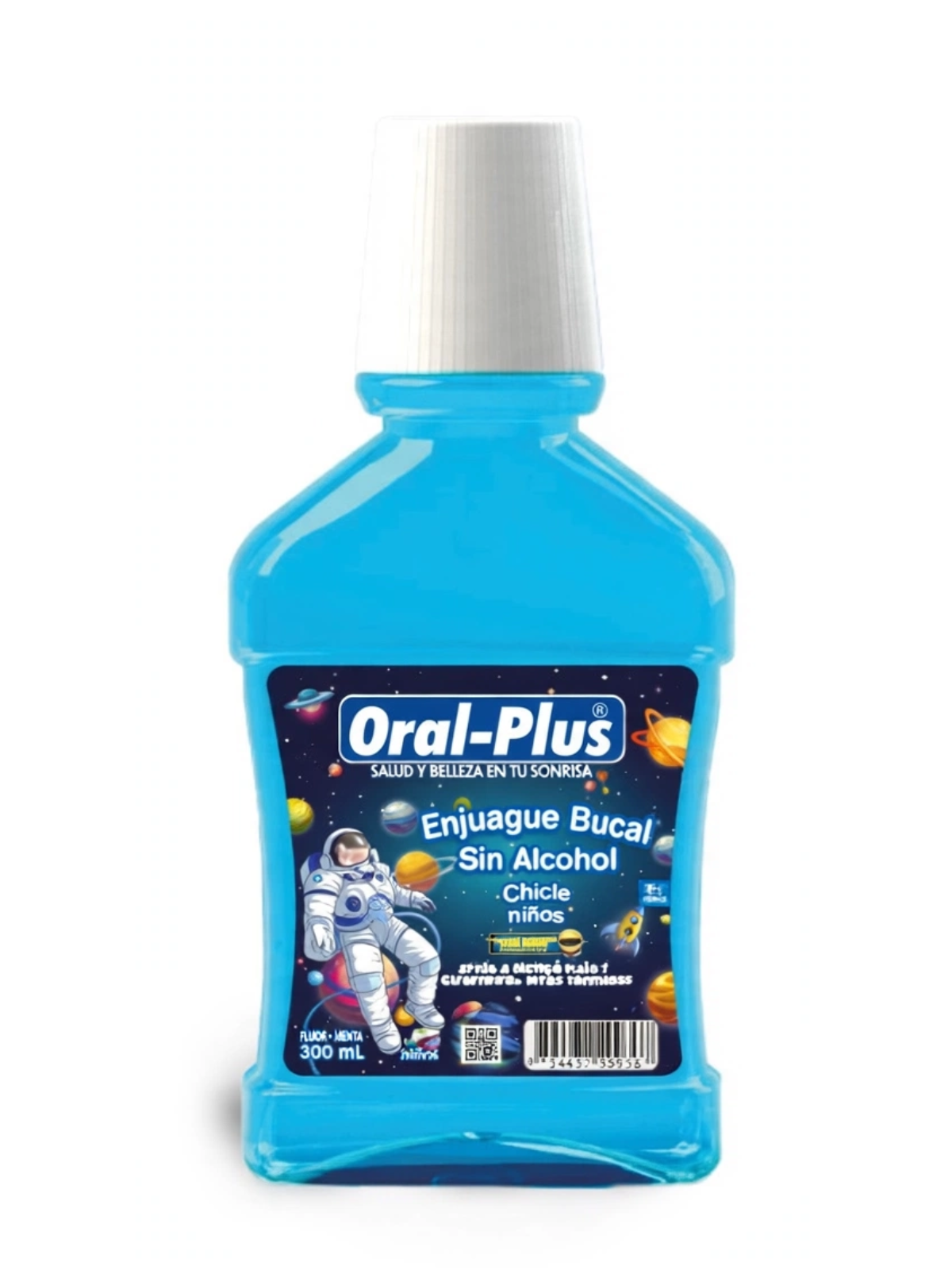 ENJUAGUE BUCAL NIñOS CHICLE 6+ X 300 ORAL PLUS