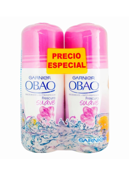 DESODORANTE FRESCURA SUAVE 2X1 ROLLON OBAO