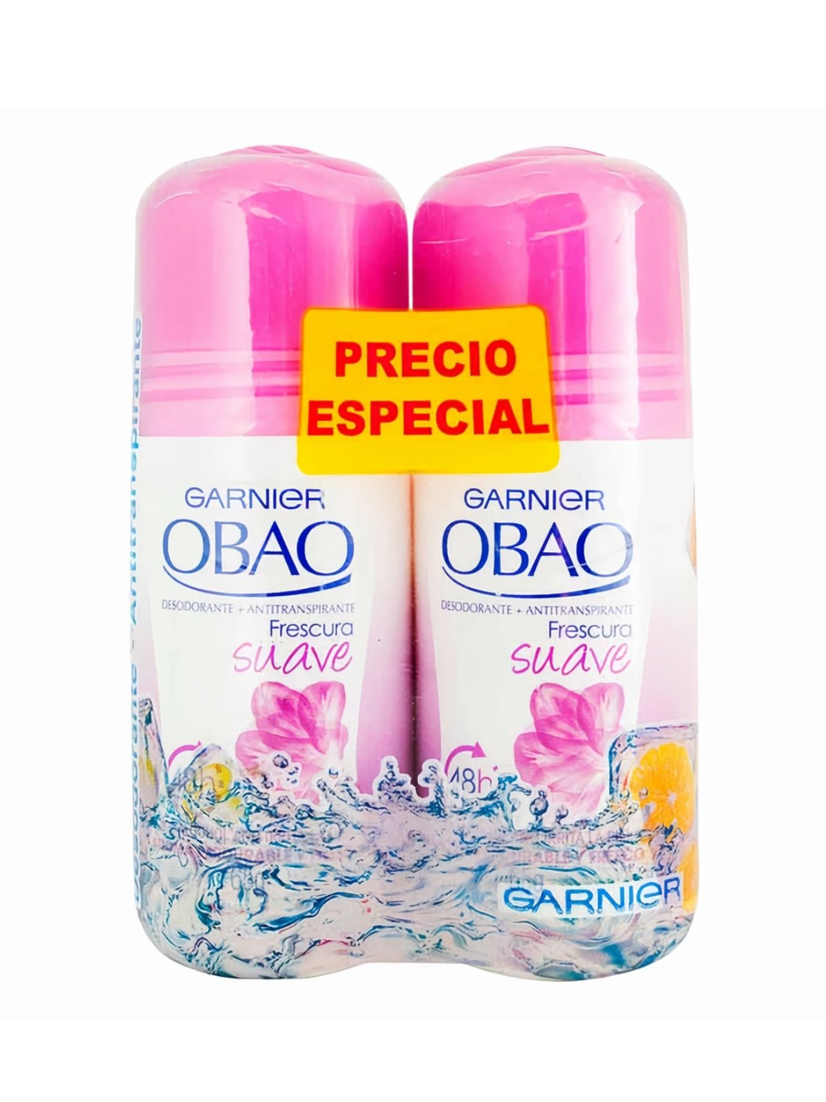 DESODORANTE FRESCURA SUAVE 2X1 ROLLON OBAO