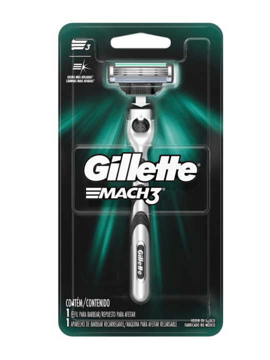 MAQUINA DE AFEITAR MACH 3 GILLETTE