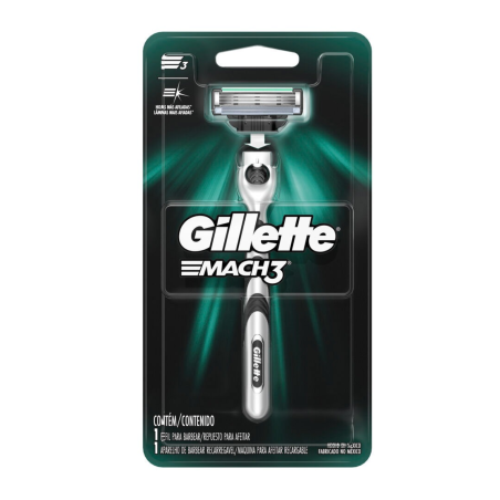MAQUINA DE AFEITAR MACH 3 GILLETTE