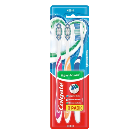 CEPILLO TRIPLE ACCION X 3 UND COLGATE