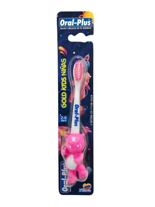CEPILLO DENTAL NIÑA GOLD KIDS ORAL PLUS