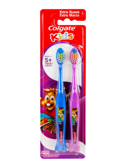 CEPILLO DENTAL COLGATE KIDS 5+ TANDY X 2 UND P.E
