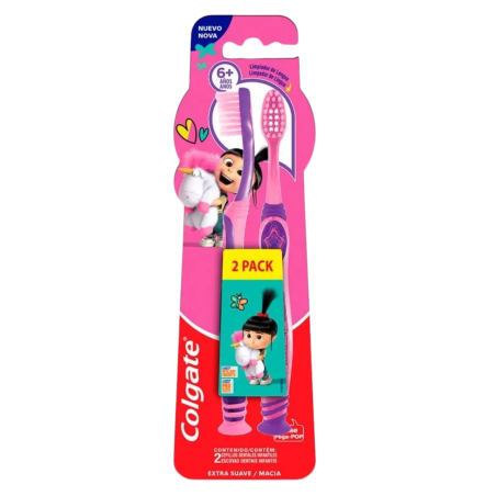 CEPILLO DENTAL COLGATE KIDS 6+ MINIONS X 2 UND P.E