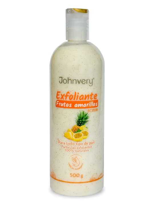 EXFOLIANTE NATURAL FRUTOS AMARILLOS X 500 JOHNVERY