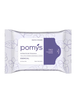 TOALLA DESMAQUILLADORA POMYS X 28 UND FAMILIA