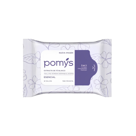 TOALLA DESMAQUILLADORA POMYS X 28 UND FAMILIA