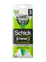 PRESTOBARBA SCHICK EXTREME 3 PIEL SENSIBLE