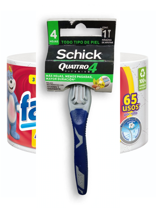 PRESTOBARBA SCHICK QUATTRO 4 TITANIUM