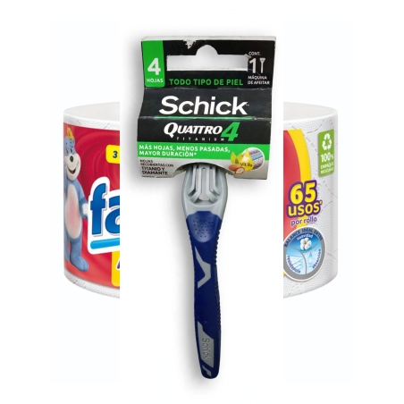 PRESTOBARBA SCHICK QUATTRO 4 TITANIUM