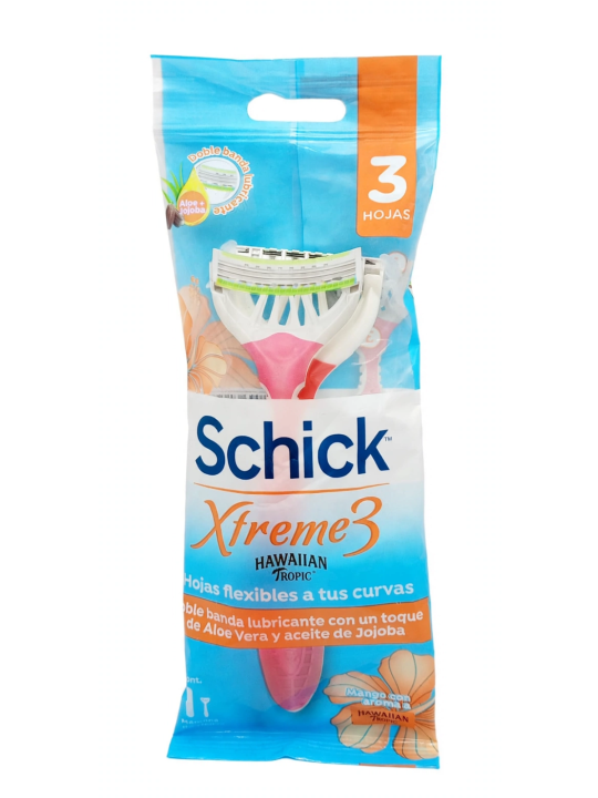 PRESTOBARBA SCHICK EXTREME 3 PIEL NORMAL HAWAIIAN