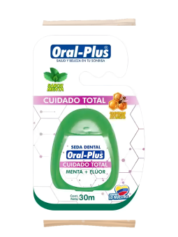 SEDA DENTAL MENTA+FLUOR CUIDADO TOTAL X 30 MTS ORAL PLUS