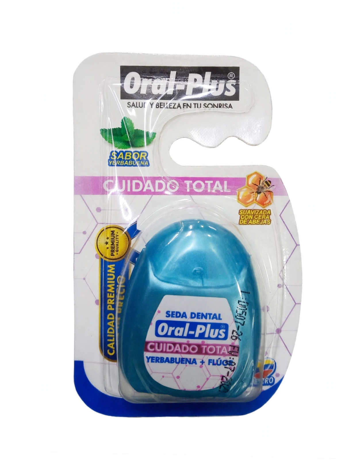 SEDA DENTAL YERBABUENA+FLUOR CUIDADO TOTAL X 30 MTS ORAL PLUS