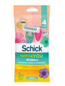 PRESTOBARBA SCHICK QUATTRO YOU RAINBOW X 2 UND