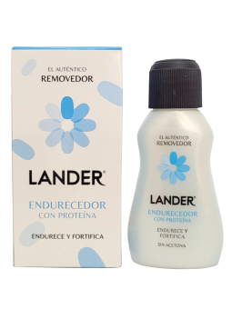 REMOVEDOR ESMALTE ENDURECEDOR CON PROTEINA X 75 ML LANDER